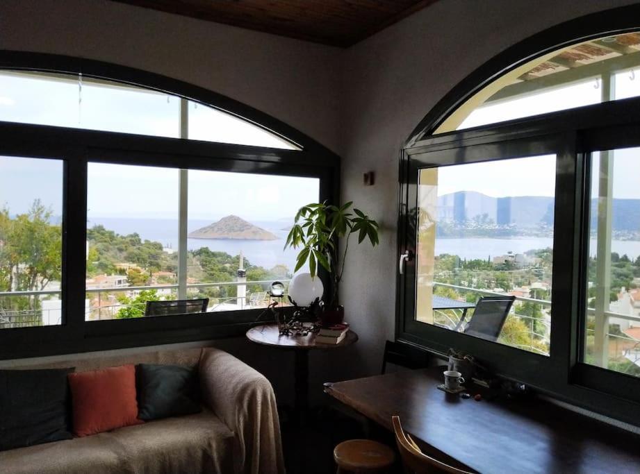 Appartamento Ersi'S Seaview Pórto Ráfti Esterno foto